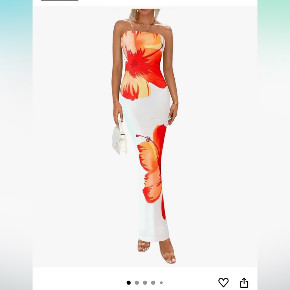 Women’s floral maxi dress 🌺